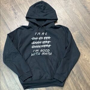 Black Graphic Hoodie
